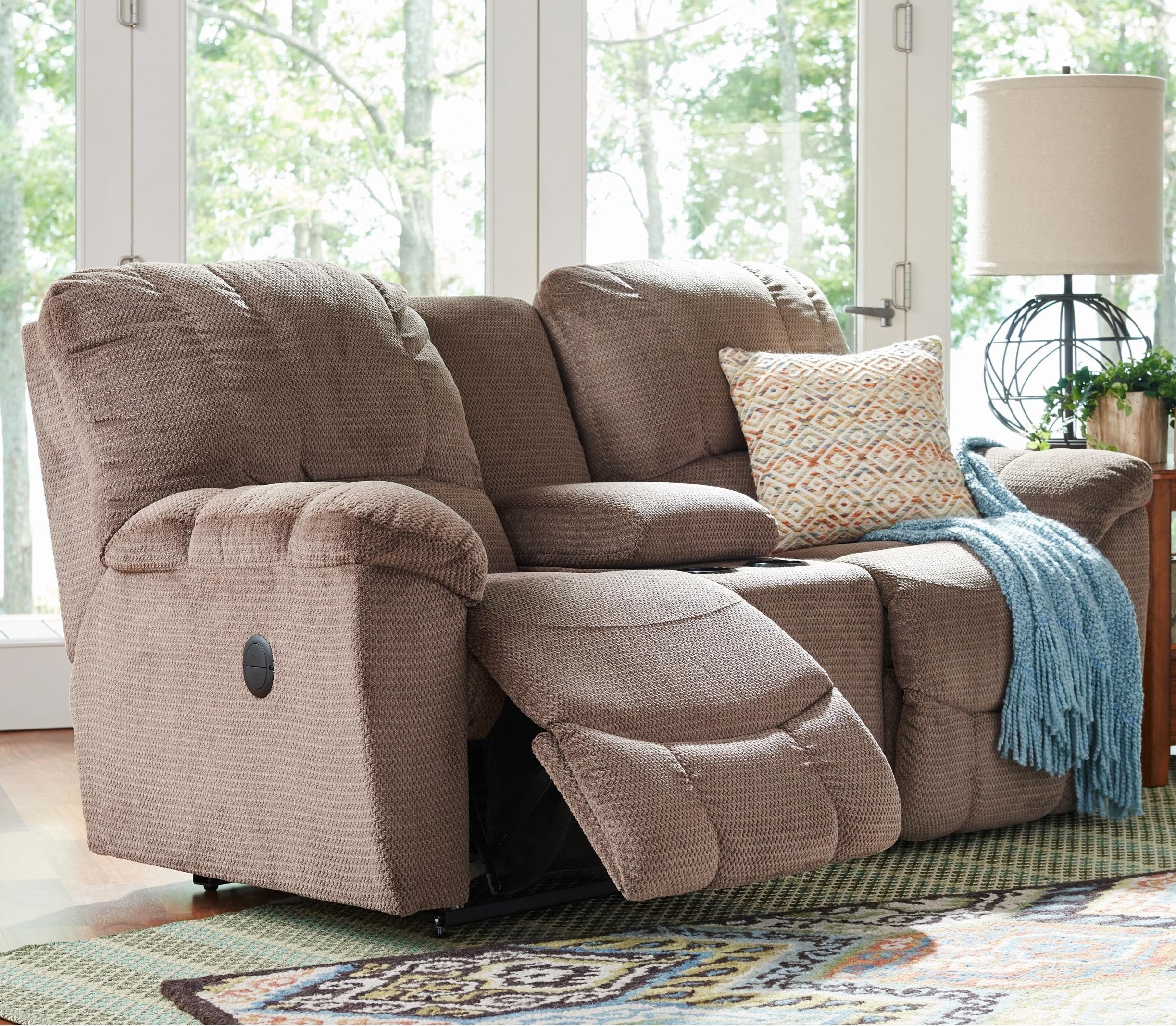 LaZBoy Hayes Casual Power LaZTime® Full Reclining Loveseat with